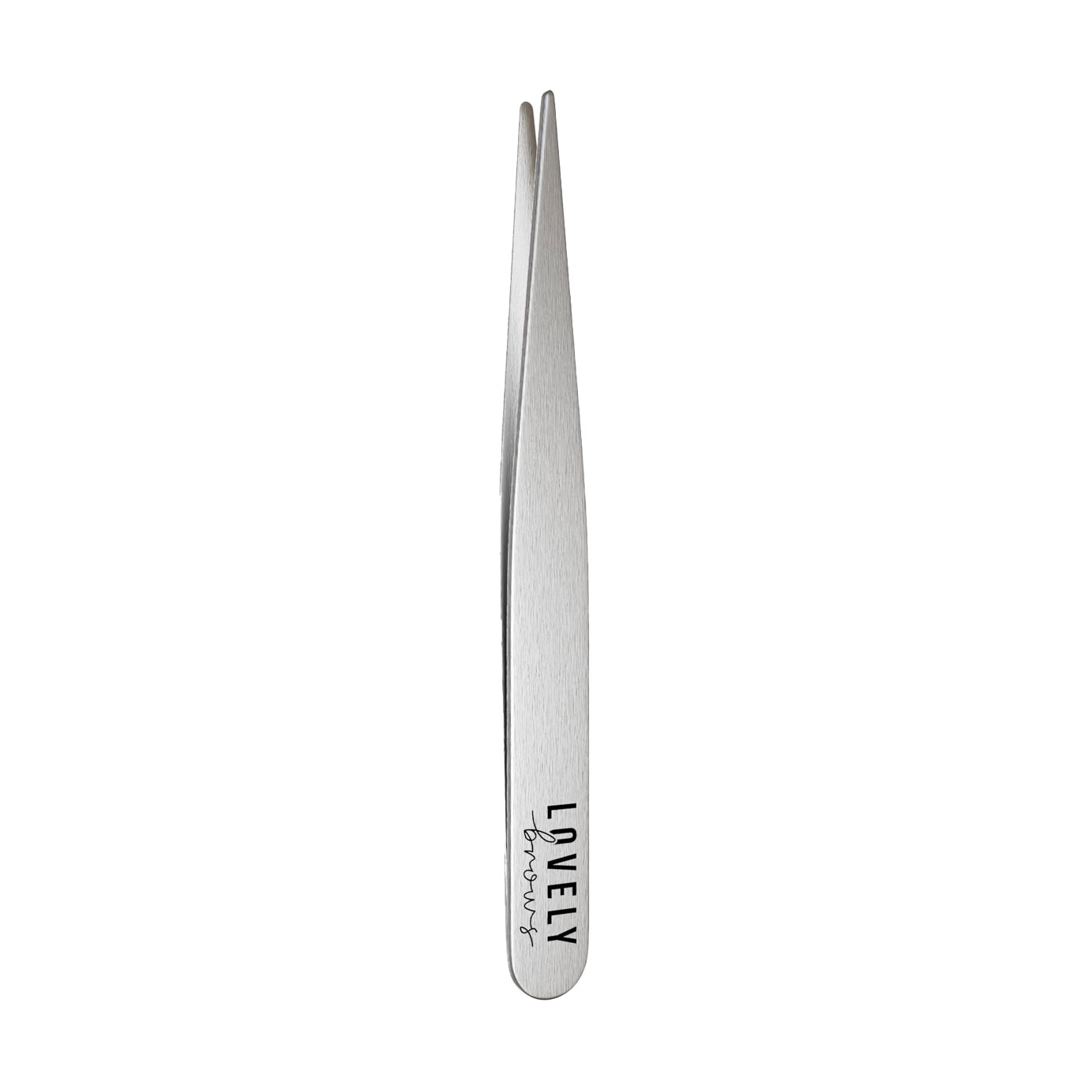 Пінцет для брів Lovely Brows точковий, срібний (LB-pt)